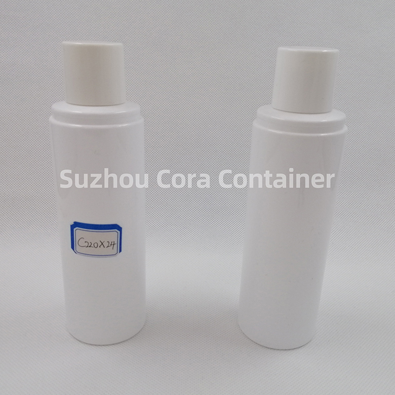 220ml Neck Size 24mm Pet Plastic Cosmetic Bottle met schroefdop